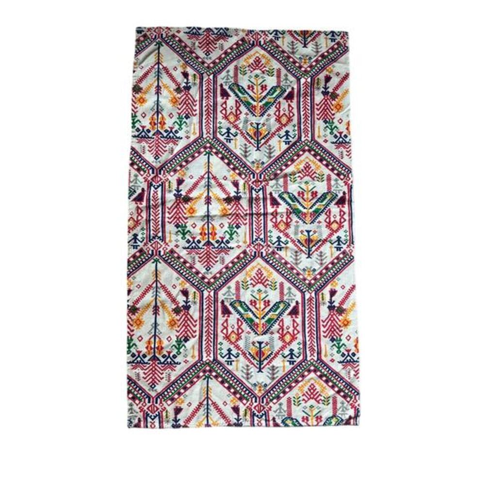 Vintage tapestry, wall hanging, fabric, Cloth, Table runner